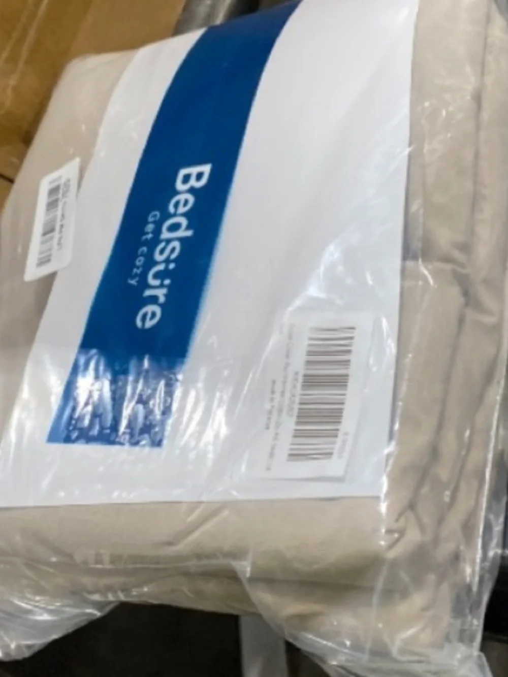 TWIN SIZE Duvet 2Pc Set 100% Washed Cotton - TAN